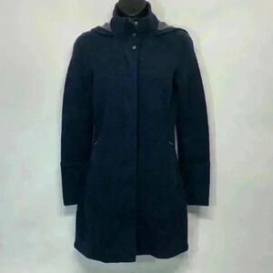 Akini xs Long blue jacket and polyester